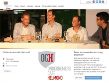 Tablet Screenshot of ondernemerscafehelmond.nl